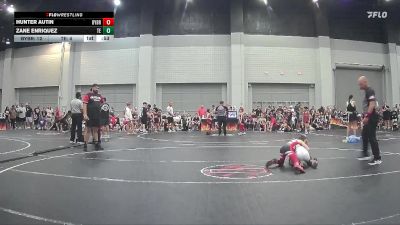 52 lbs Round 6 (8 Team) - Zane Enriquez, Takedown Elite vs Hunter Autin, Backyard Brawlers Red