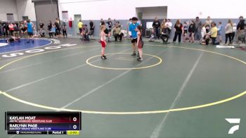 95 lbs Final - Raelynn Page, Baranof Bruins Wrestling Club vs Kaylah Moat, Arctic Warriors Wrestling Club