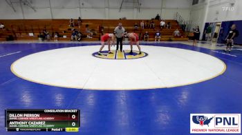 133 B Consolation Bracket - Anthony Cazarez, Daniel Cormier Wrestling Academy vs Dillon Pierson, Daniel Cormier Wrestling Academy