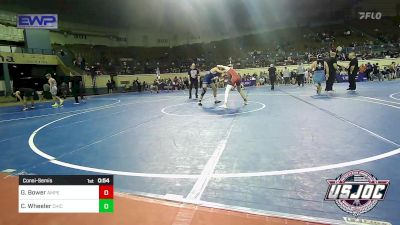 140 lbs Consolation - Gabriel Bower, Amped Wrestling Club vs Charles Wheeler, Chickasha Youth Wrestling