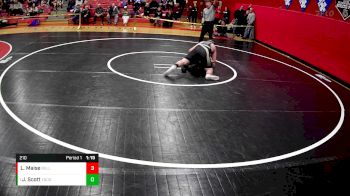 210 lbs Round 2 - Joseph Scott, Yough vs Logan Maise, Belle Vernon Area