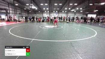 106 lbs Consi Of 4 - Oliver Greer, Keene vs Anna Felicio, Red Roots Wrestling Club