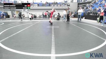 88-92 lbs Rr Rnd 1 - Mason Goeken, Enid Plainsmen vs Emmett Dahlem, Jacket Wrestling Club