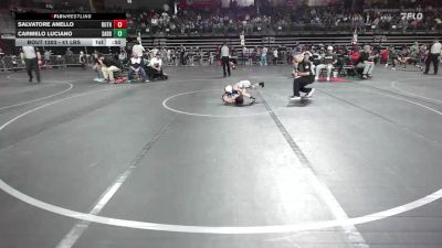 41 lbs Semifinal - Salvatore Anello, Ruthless WC vs Carmelo Luciano, Saddle Brook