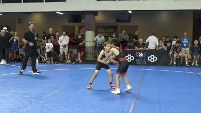 56 lbs 5th Place Match - Jerry Hetran, Angry Peach Wrestling Center vs Myles Bullock, Southside Wrestling Club