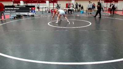 145 lbs Semifinal - Klaira Flatt, Linfield University vs Skyelynn Ripley, Pacific University
