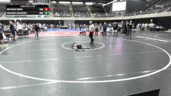 44 lbs 5th Place - Bryson Berg, Perry Hall vs Decker Jackson, Hamilton