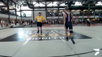 122-130 lbs Champ. Round 1 - Nickalaus Baker, FZS Bulldogs vs Cameron Clark, O`Fallon Little Panthers WC