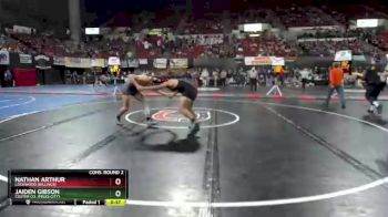 Cons. Round 2 - Jaiden Gibson, Custer Co. (Miles City) vs Nathan Arthur, Lockwood (Billings)