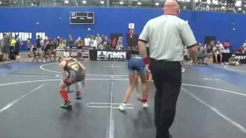 88 lbs Quarterfinal - Gigi Bragg, Pinnacle vs Rocky Seibel, Belleville Little Devils