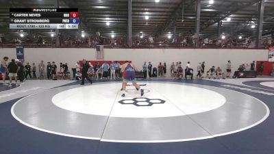 125 kg Cons. Quarters - Carter Neves, Ohio vs Grant Stromberg, Panther Wrestling Club RTC