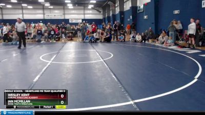 110 lbs Cons. Round 3 - Wesley Kent, Sublime Wrestling Academy vs Ian McMillan, Boise Youth Wrestling