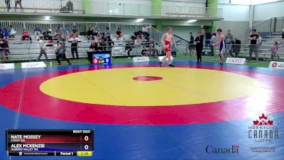 65kg Cons. Semi - Nate Mossey, Coast WA vs Alex McKenzie, Alberni Valley WC