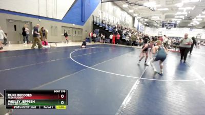 92 lbs Cons. Round 4 - Duke Beddoes, Agon Academy vs Wesley Jeppsen, Box Elder Stingers