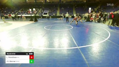 165 lbs Round Of 64 - Leo Fenollosa, Arlington vs Dylan Warner, Branford