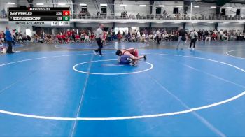 Silver 285 lbs 3rd Place Match - Sam Winkles, St. Cloud State vs Boden Brokopp, Loras