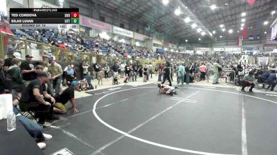 50 lbs Round Of 16 - Ted Cordova, Sierra Grande Panthers vs Silas Lujan, Little Warrior WC