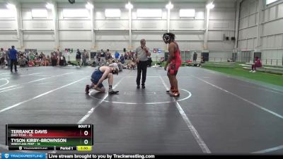 220 lbs Round 1 (8 Team) - Terrance Davis, Ohio Titan vs Tyson Kirby-Brownson, Wrestling Prep