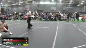 132 lbs Placement Matches (8 Team) - Tristan Lepp, Dakota Hillbillies vs Antonio Avila, Wyoming Gold