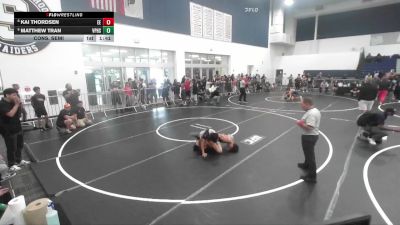 132 lbs Cons. Semi - Kai Thordsen, Eastvale Elite vs Matthew Tran, Villa Park High School