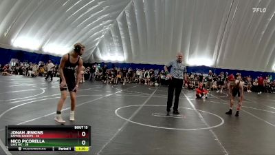 160 lbs Round 4 (8 Team) - Nico Picorella, Lake WC vs Jonah Jenkins, Dayton Bandits