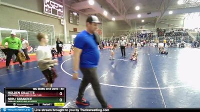 80 lbs 1st Place Match - Seru Tabakece, Sublime Wrestling Academy vs Holden Gillette, Southern Idaho Wrestling Club