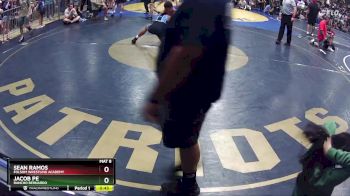 163 lbs Cons. Round 2 - Sean Ramos, Folsom Wrestling Academy vs Jacob Pe, Rancho Bernardo