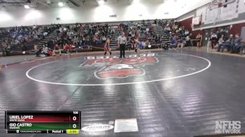 106 lbs Semifinal - Gio Castro, Warden vs Uriel Lopez, White Swan