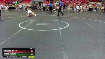 100 lbs Semis (4 Team) - Obadiah Willis, Team Gotcha vs Caleb Berger, Highland Hornets