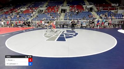 132 lbs Cons 32 #2 - Tas Storer, CA vs Presley Johnson, MO