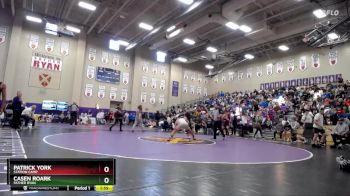 138 lbs Champ. Round 3 - Casen Roark, Father Ryan vs Patrick York, Station Camp