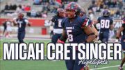 Micah Cretsinger Saginaw Valley State Football | 2024 Season Highlights