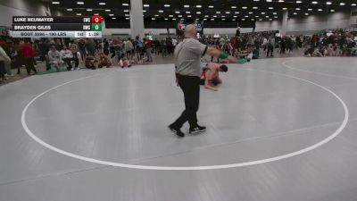 190 lbs Champ. Rd Of 32 - Luke Neumayer, Eaglecrest Wrestling Club vs Brayden Giles, Dragon Wrestling Club