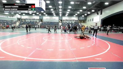 141 lbs Cons. Round 3 - Makai Clinton, Marietta High School vs Mason Fleming, Brewton-Parker (GA)