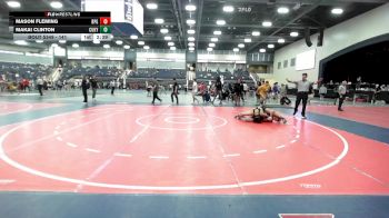 141 lbs Cons. Round 3 - Makai Clinton, Marietta High School vs Mason Fleming, Brewton-Parker (GA)