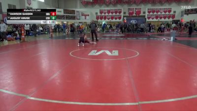85 lbs Champ. Round 2 - Dawson Gassen, Heartland Wrestling Academy vs August Kruse, Centennial Youth Wrestling