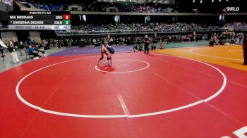 6A 145 lbs 5th Place Match - Christina Decker, Houston Clear Lake vs Mia Medrano, Katy Cinco Ranch