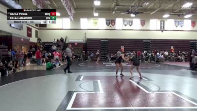 130 lbs Cons. Round 3 - Carly Vogel, Western Dubuque vs Lilla Hamacher, Prairie, Cedar Rapids