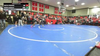 117 lbs Semifinal - Raeya Perkins, Coweta vs Robyn Wesley, Mannford