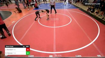 80 lbs Semifinal - Jericho Burkart, Tahlequah Wrestling Club vs Giovanni Ramos, Team Tulsa Wrestling Club