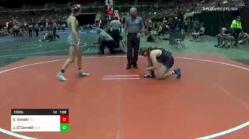 130 lbs Consolation - Skyler Gassel, Silverback Wc vs Janesssa O'Connell, Peak WC