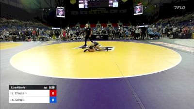 125 lbs Consolation - Sierra Chiesa, PA vs Kaidance Gerg, ID