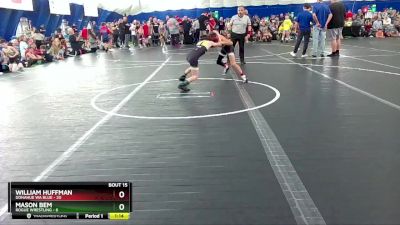 68 lbs Round 4 (8 Team) - Mason Bem, Rogue Wrestling vs William Huffman, Donahue WA Blue