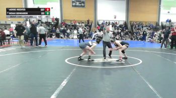 114 lbs Consi Of 8 #2 - Adrie Reeves, Goffstown vs Noah Edwards, Duxbury