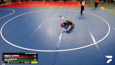 85 lbs Finals (8 Team) - Breezy Garner, Albert Lea vs Nolan Bloch, Stillwater