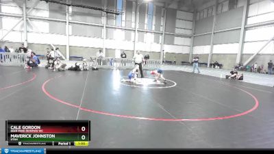 56-57 lbs Round 1 - Maverick Johnston, Utah vs Cale Gordon, Deer Park Ironman WC