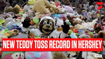 Hershey Bears Break Their Own Teddy Bear Toss Record By Collecting 102,343 Stuffed Animals