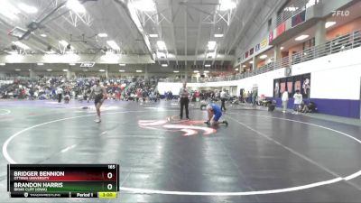 165 lbs Cons. Round 2 - Brandon Harris, Briar Cliff (Iowa) vs Bridger Bennion, Ottawa University