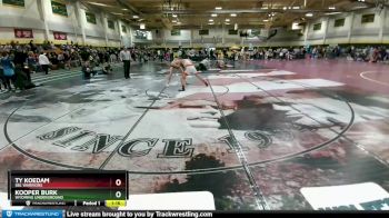 160 lbs Quarterfinal - Kooper Burk, Wyoming Underground vs Ty Koedam, SBL Warriors