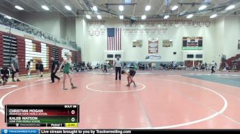 115 lbs Quarterfinal - Kaleb Watson, Lone Star Middle School vs Christian Mogan, Mountain Home Middle School